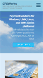 Mobile Screenshot of cfxworks.com